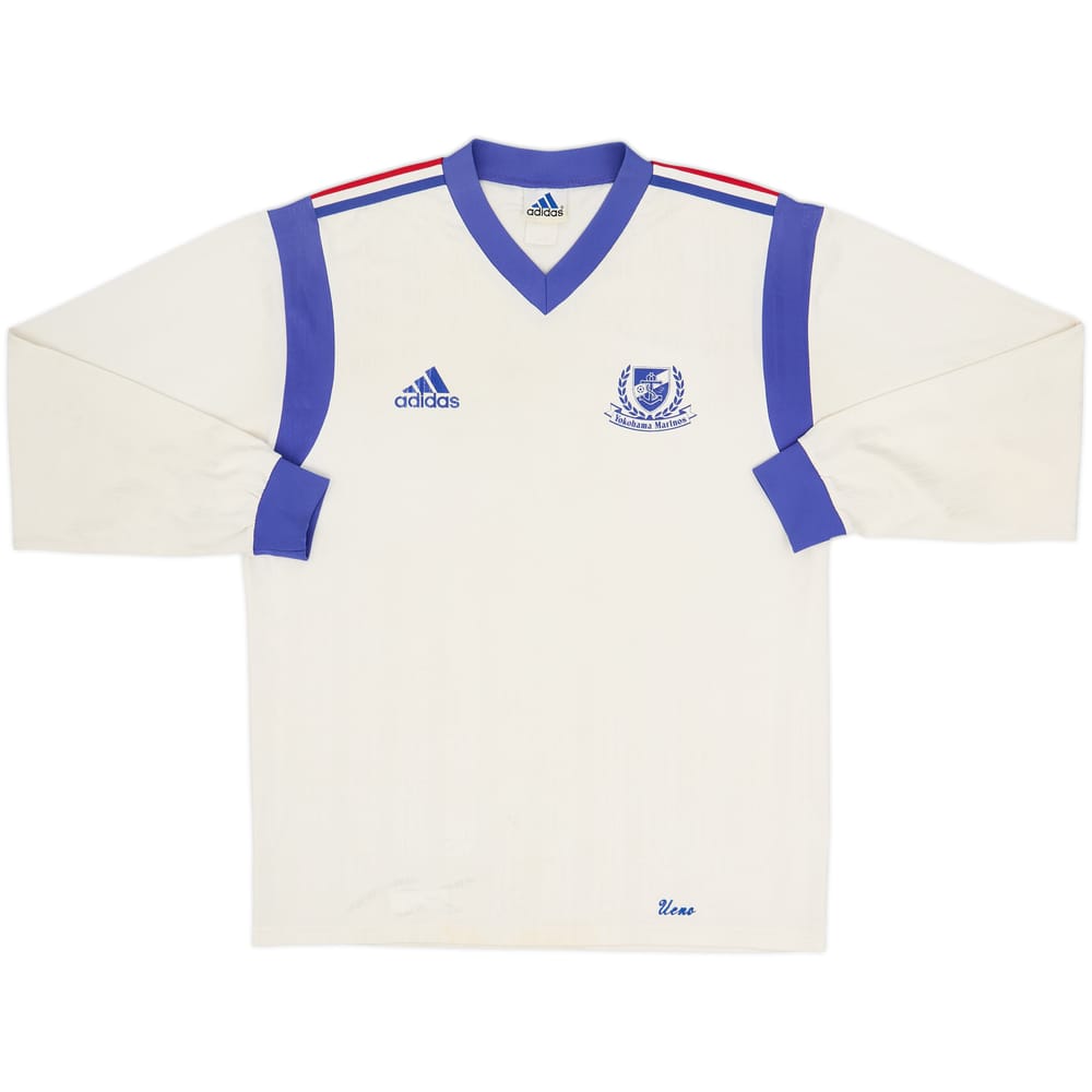 1999-00 adidas Template L/S Shirt (Yokohama Marinos) - 6/10 - (XL)