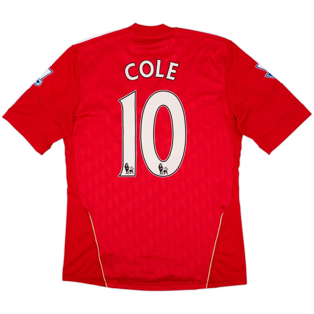 2010-12 Liverpool Home Shirt Cole #10 - 8/10 - (M)