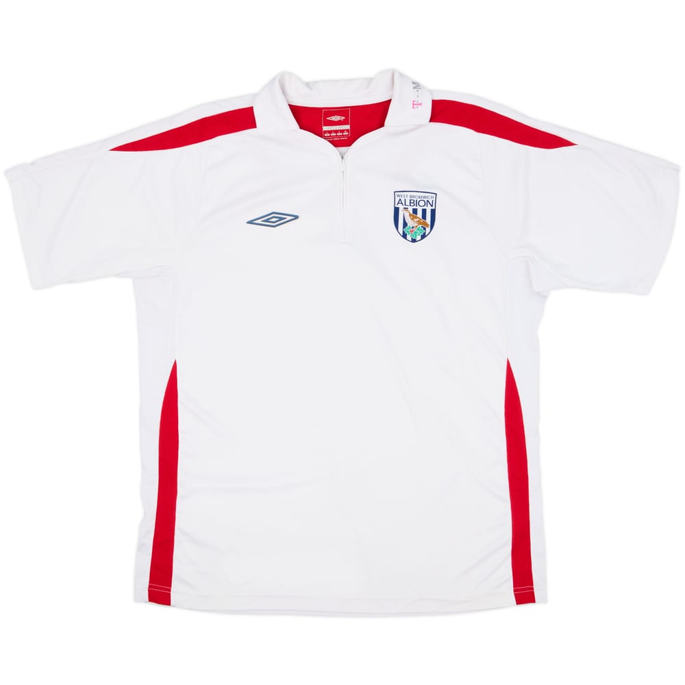 2007-08 West Brom Umbro 1/4 Zip Polo Shirt - 7/10 - (L)