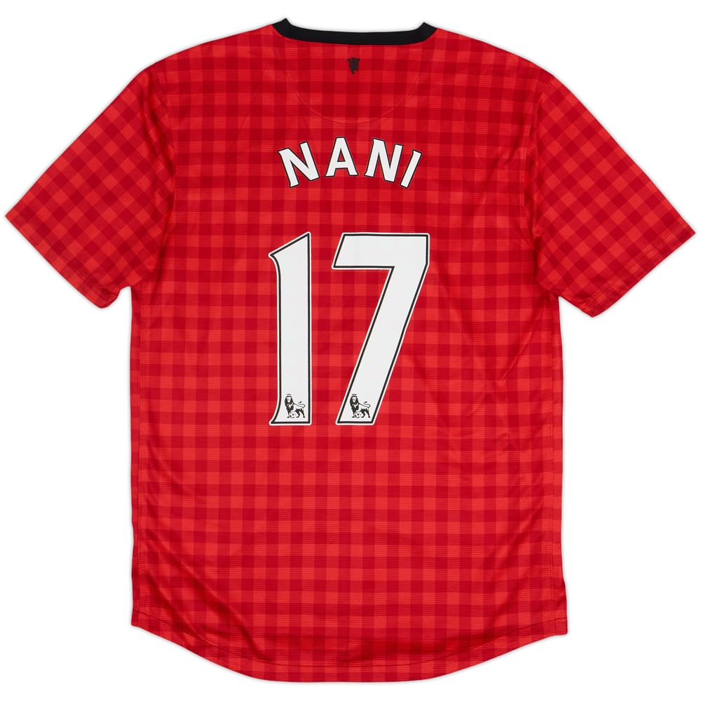 2012-13 Manchester United Home Shirt Nani #17 - 8/10 - (M)