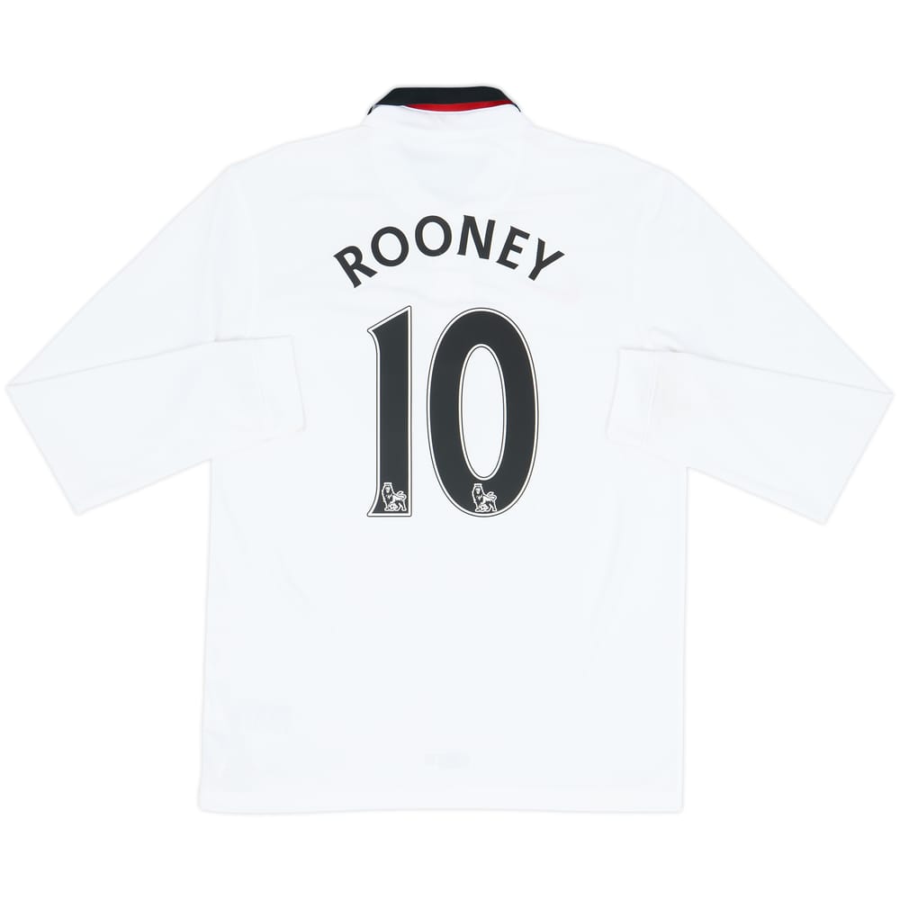 2014-15 Manchester United Away L/S Shirt Rooney #10 - 7/10 - (M)