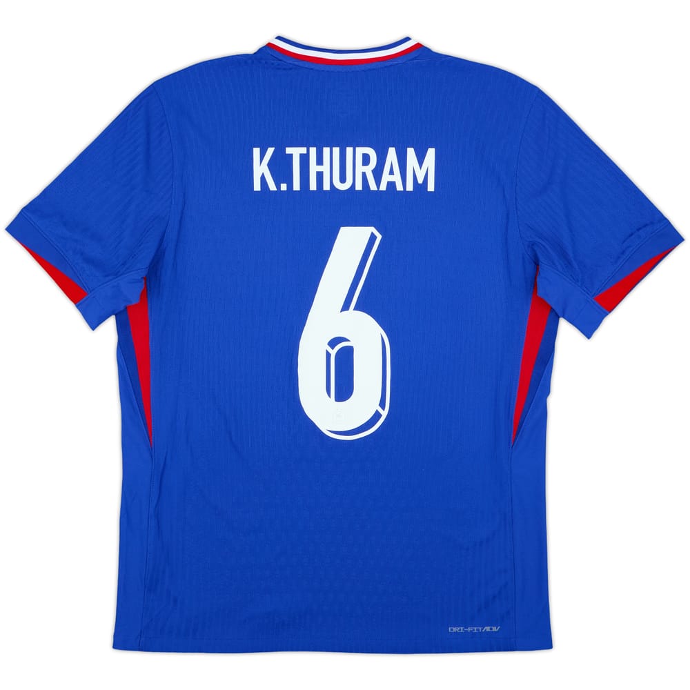 2024-25 France Authentic Home Shirt K.Thuram #6 - 10/10 - (L)