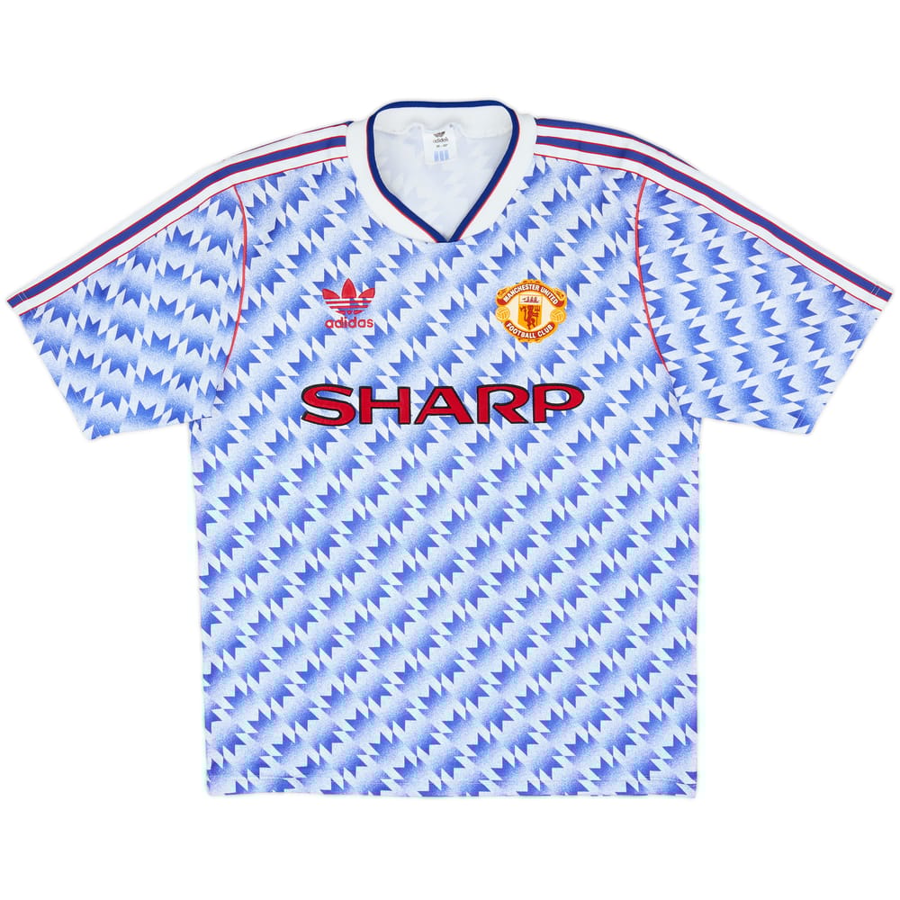 1990-92 Manchester United Away Shirt - 10/10 - (M)