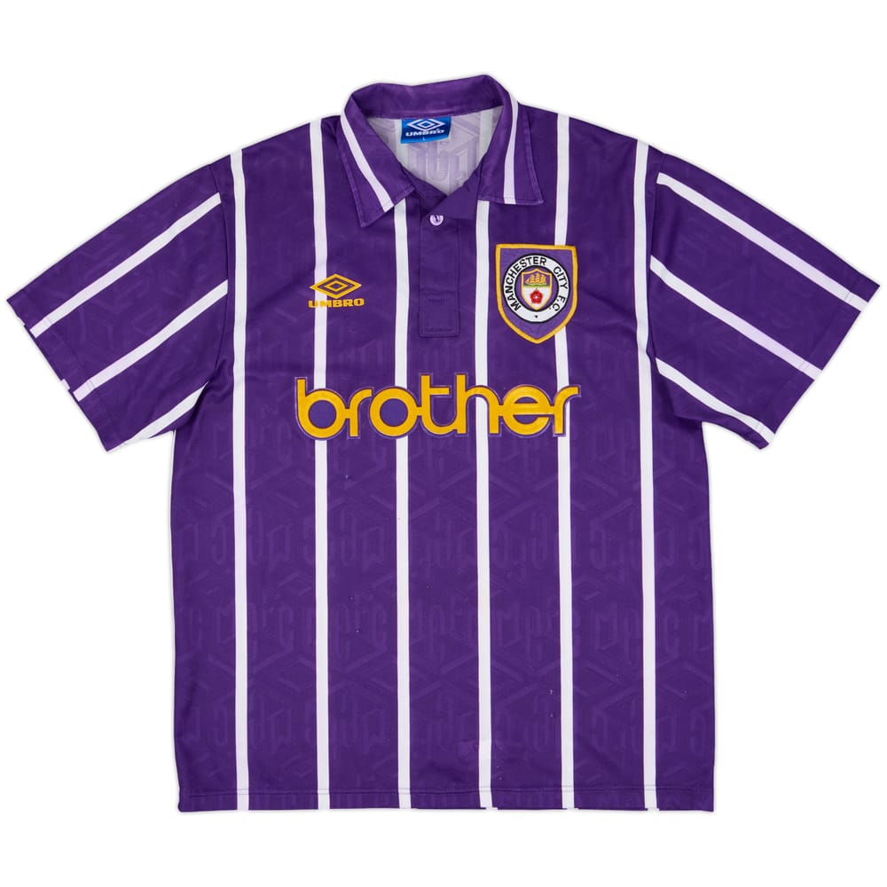 1993-94 Manchester City Away Shirt - 8/10 - (L)