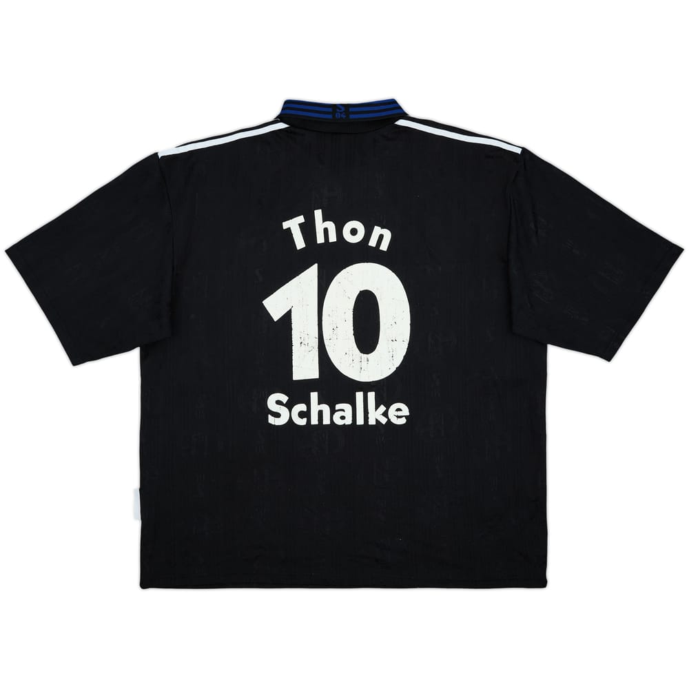 1997-98 Schalke Away Shirt Thon #10 - 6/10 - (XXL)