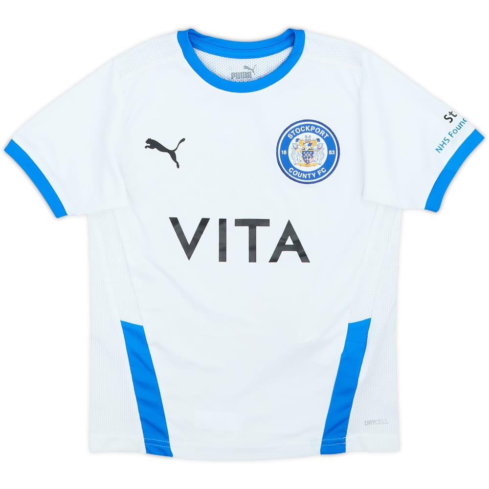 2020-21 Stockport Away Shirt - 7/10 - (S.Boys)