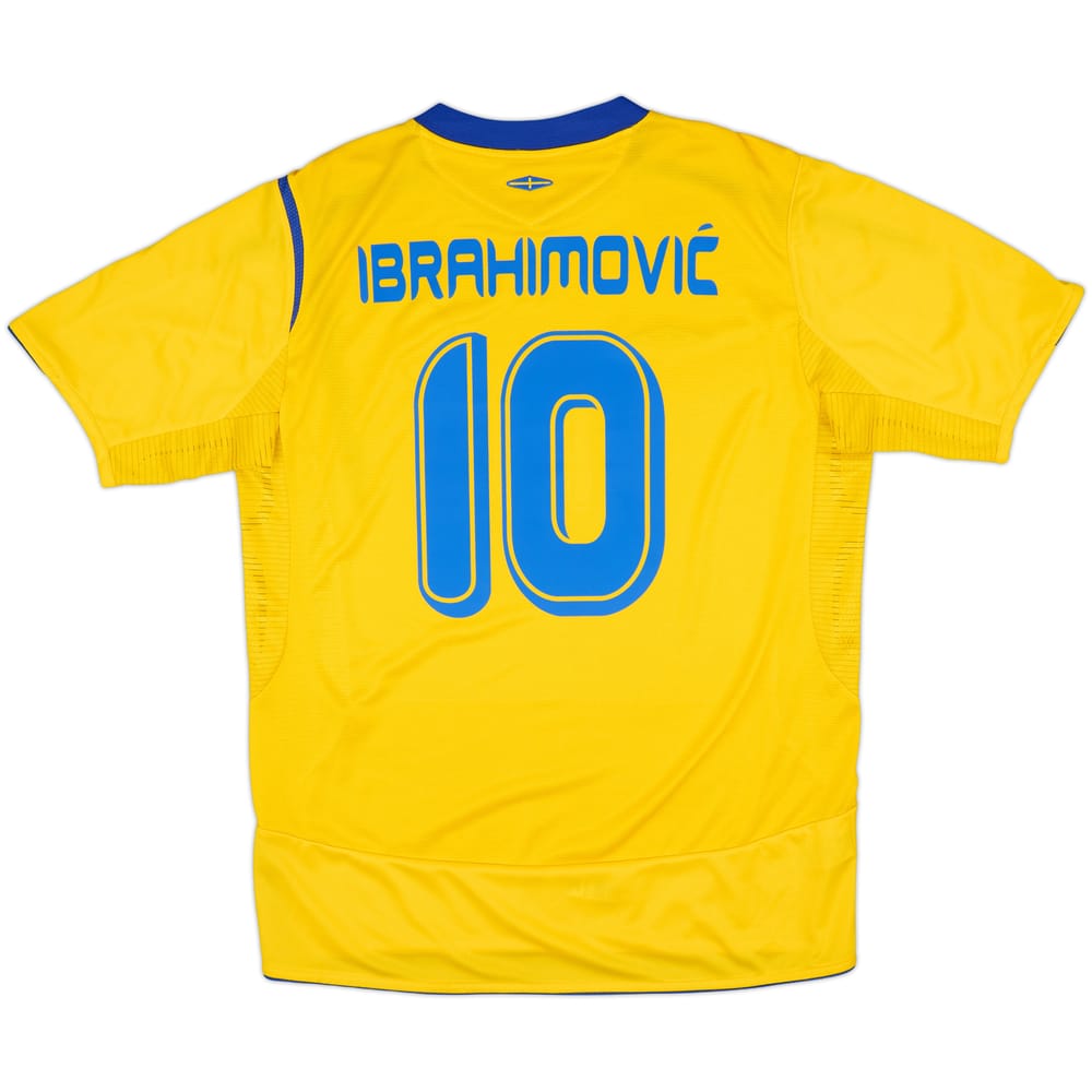 2005-06 Sweden Home Shirt Ibrahimovic #10 - 10/10 - (L)