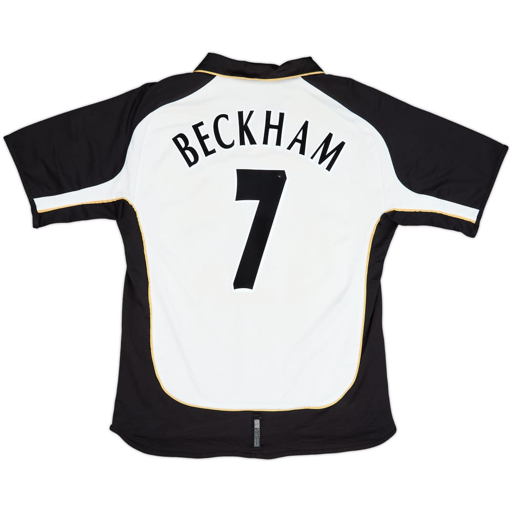 2001-02 Manchester United Centenary Away/Third Shirt Beckham #7 - 5/10 - (L)