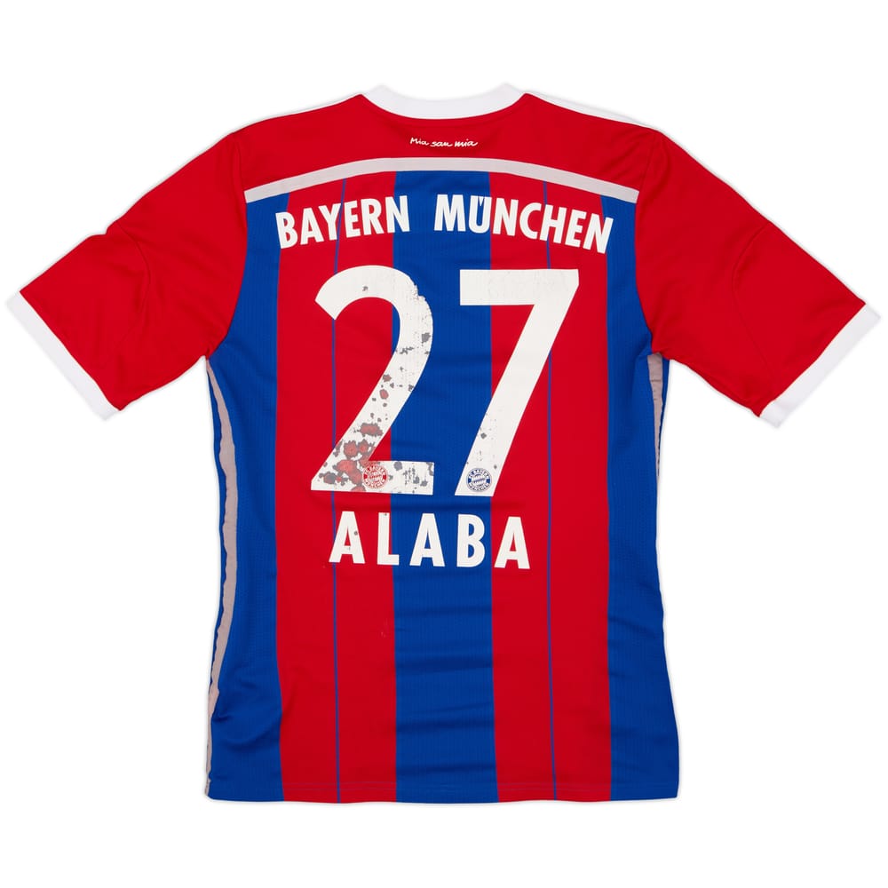 2014-15 Bayern Munich Home Shirt Alaba #27 - 4/10 - (S)