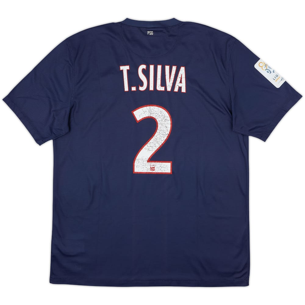 Camiseta de local del Paris Saint-Germain 2012-13 T.Silva #2 - 5/10 - (L)