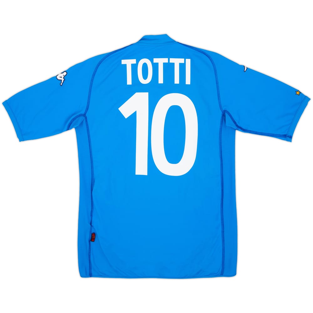 2002 Italy Home Shirt Totti #10 - 9/10 - (L)