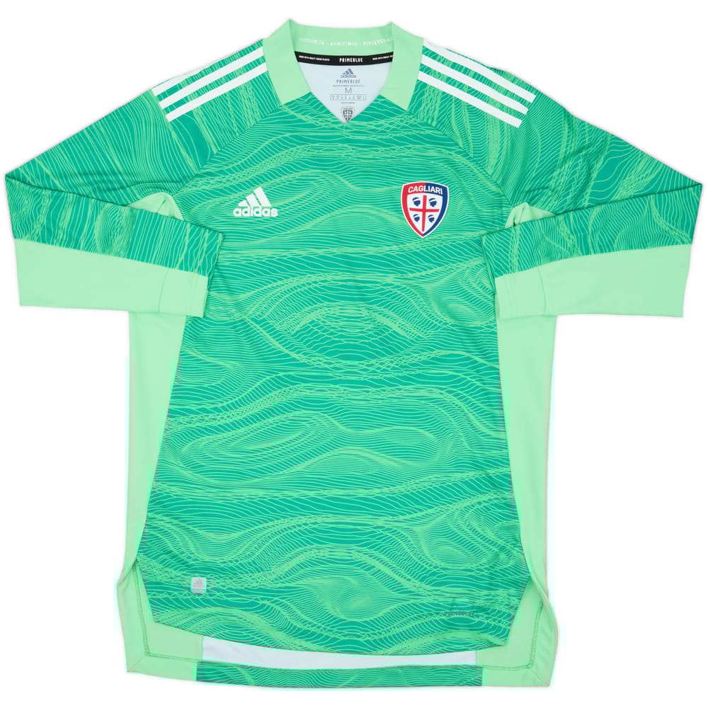 2021-22 Cagliari Authentic GK Shirt - 10/10 - (M)