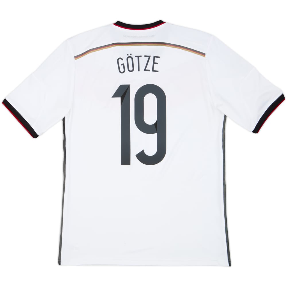 2014-15 Germany Home Shirt Gotze #19 - 6/10 - (S)