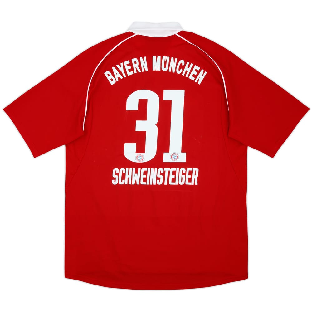 2005-06 Bayern Munich Home Shirt Schweinsteiger #31 - 10/10 - (L)