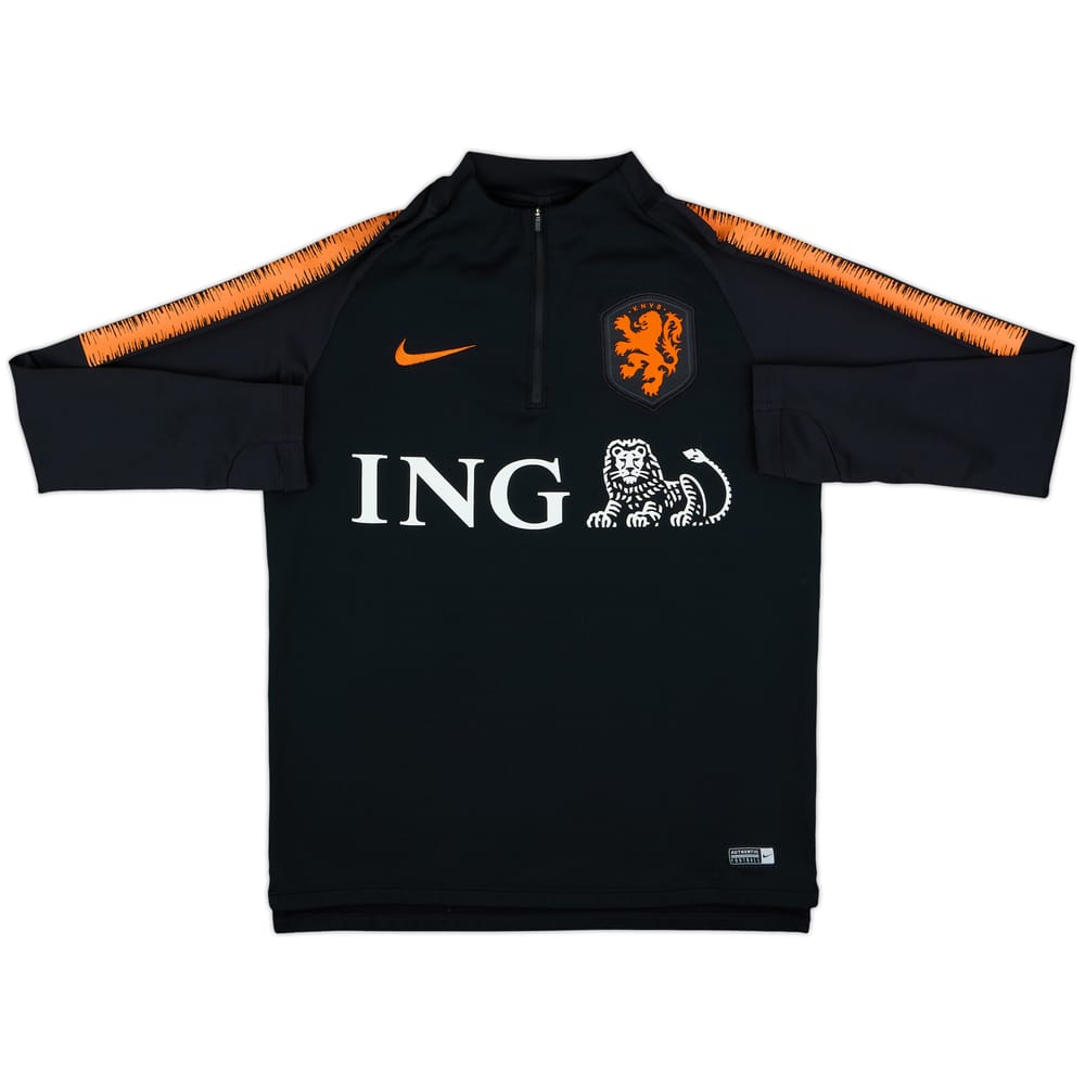 2018-19 Netherlands Nike 1/4 Zip Drill Top - 7/10 - (M)
