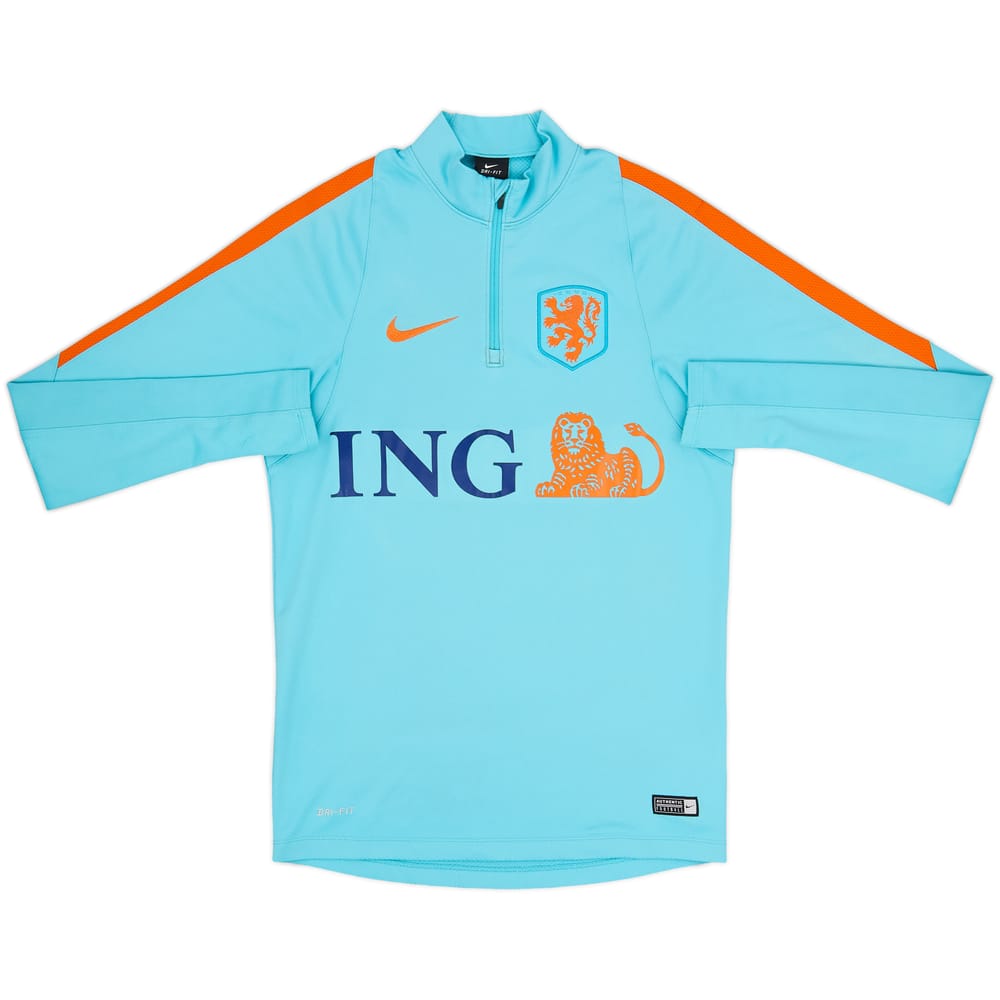 2016-17 Netherlands Nike 1/4 Zip Drill Top - 6/10 - (S)