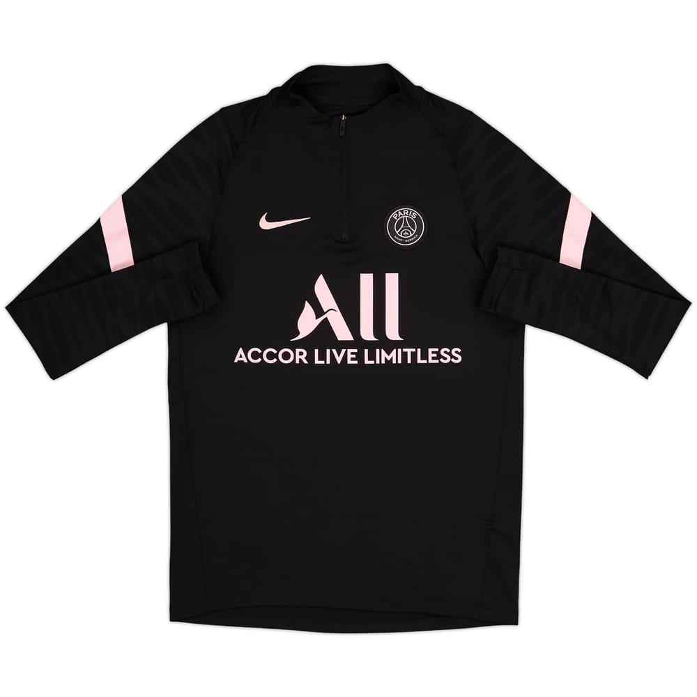 2021-22 Paris Saint-Germain Nike 1/4 Zip Drill Top - 6/10 - (M)