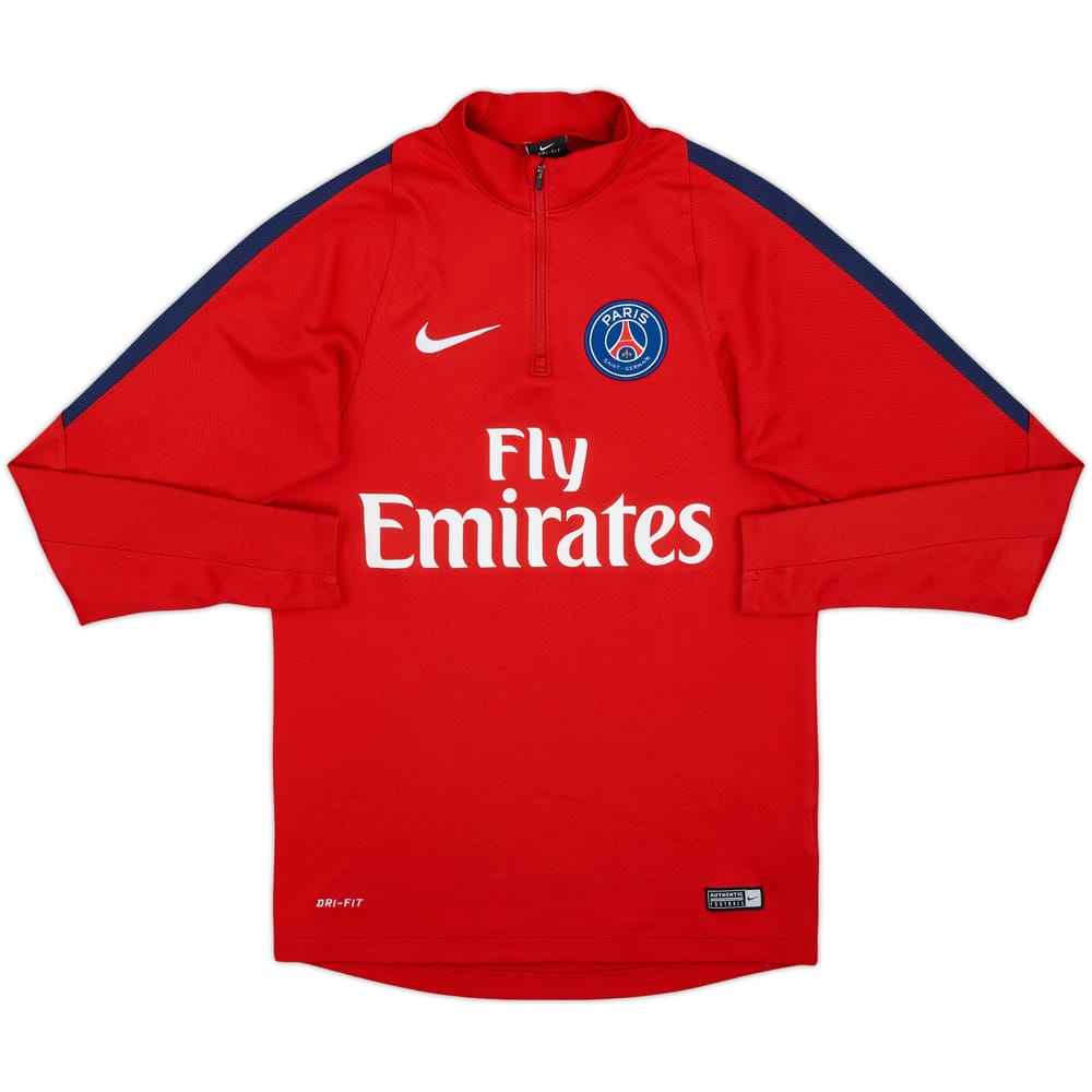 2016-17 París Saint-Germain Nike 1/4 Cremallera Parte Superior de Entrenamiento - 6/1