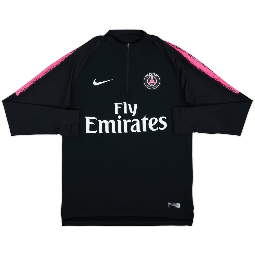 2018-19 Top de entrenamiento Nike con cremallera de 1/4 del Paris Saint-Germain - 8/10 - (M)