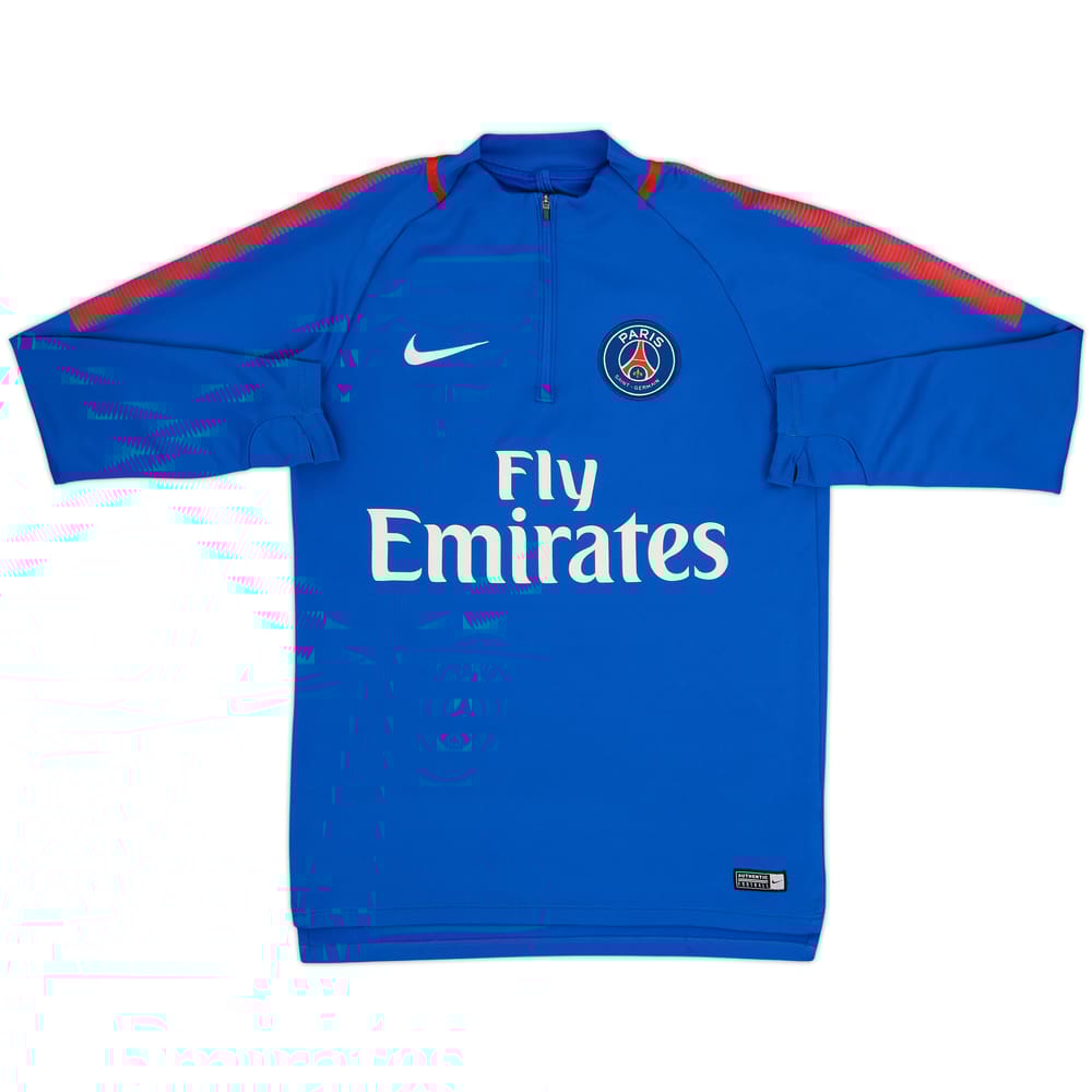 2018-19 Paris Saint-Germain Nike 1/4 Zip Drill Top - 6/10 - (S)
