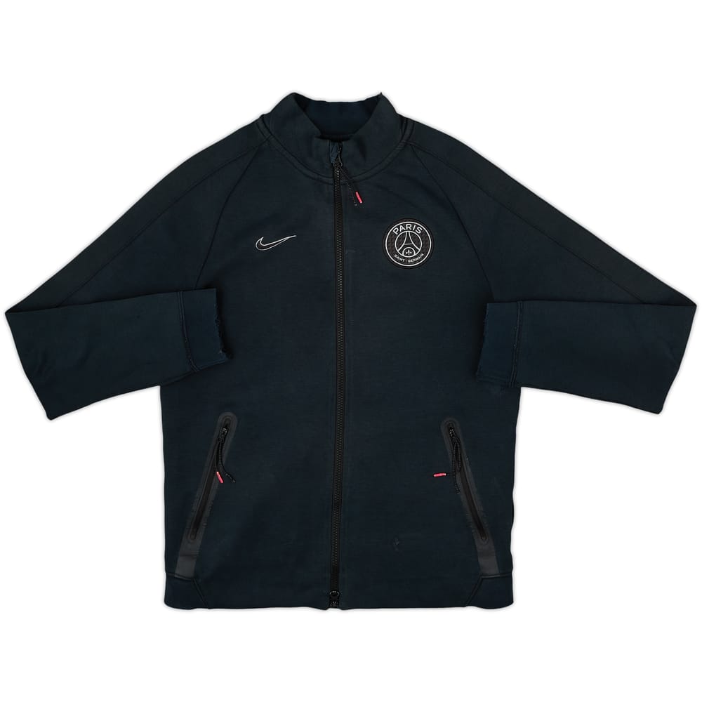 2015-16 Paris Saint-Germain Nike Tech Fleece Track Jacket - 6/10 - (S)