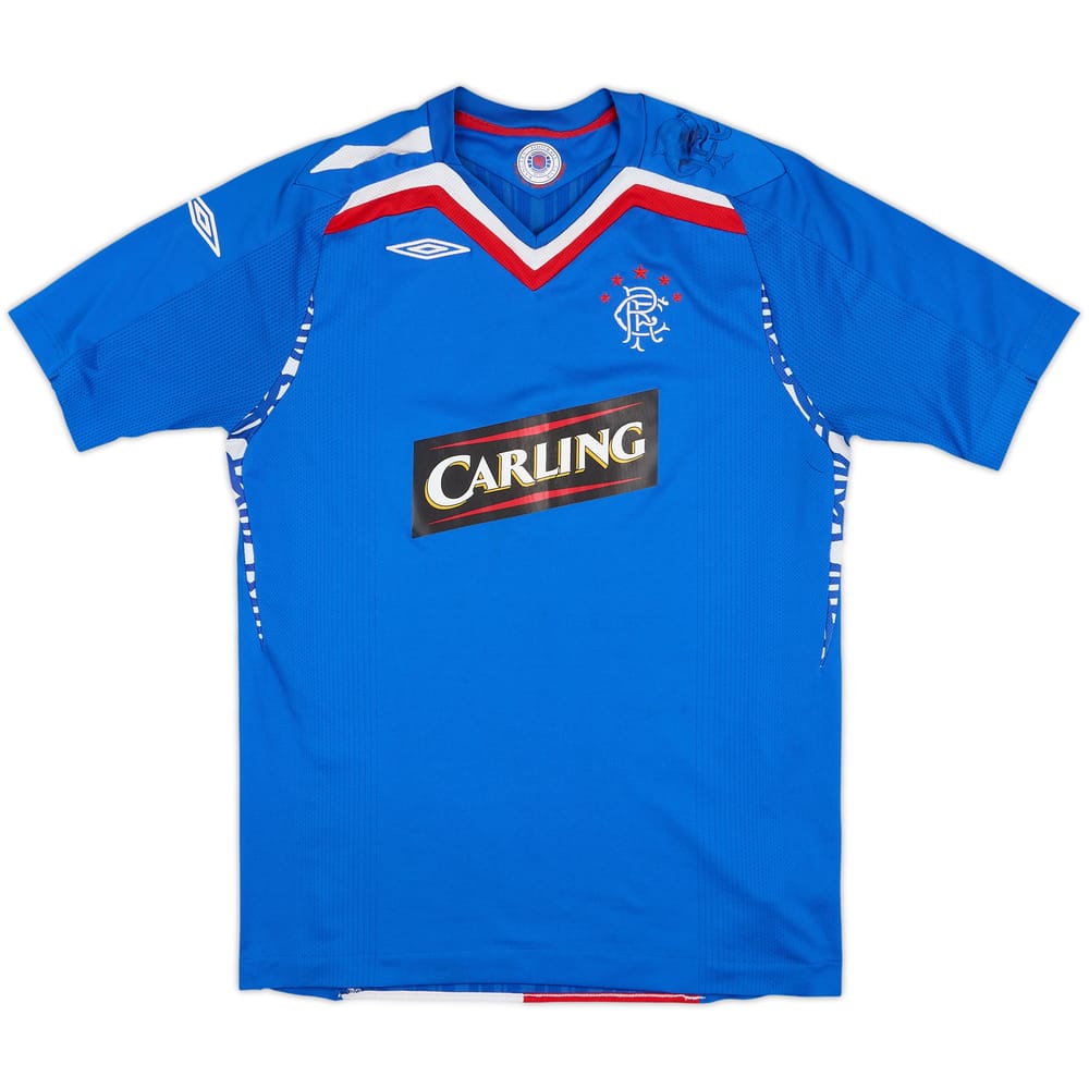 2007-08 Rangers Home Shirt - 5/10 - (XL.Boys)
