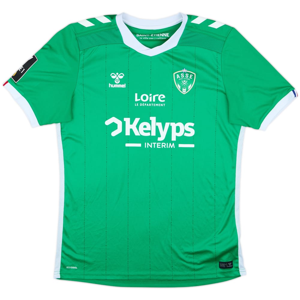 2024-25 Saint Etienne Home Shirt - 8/10 - (L)