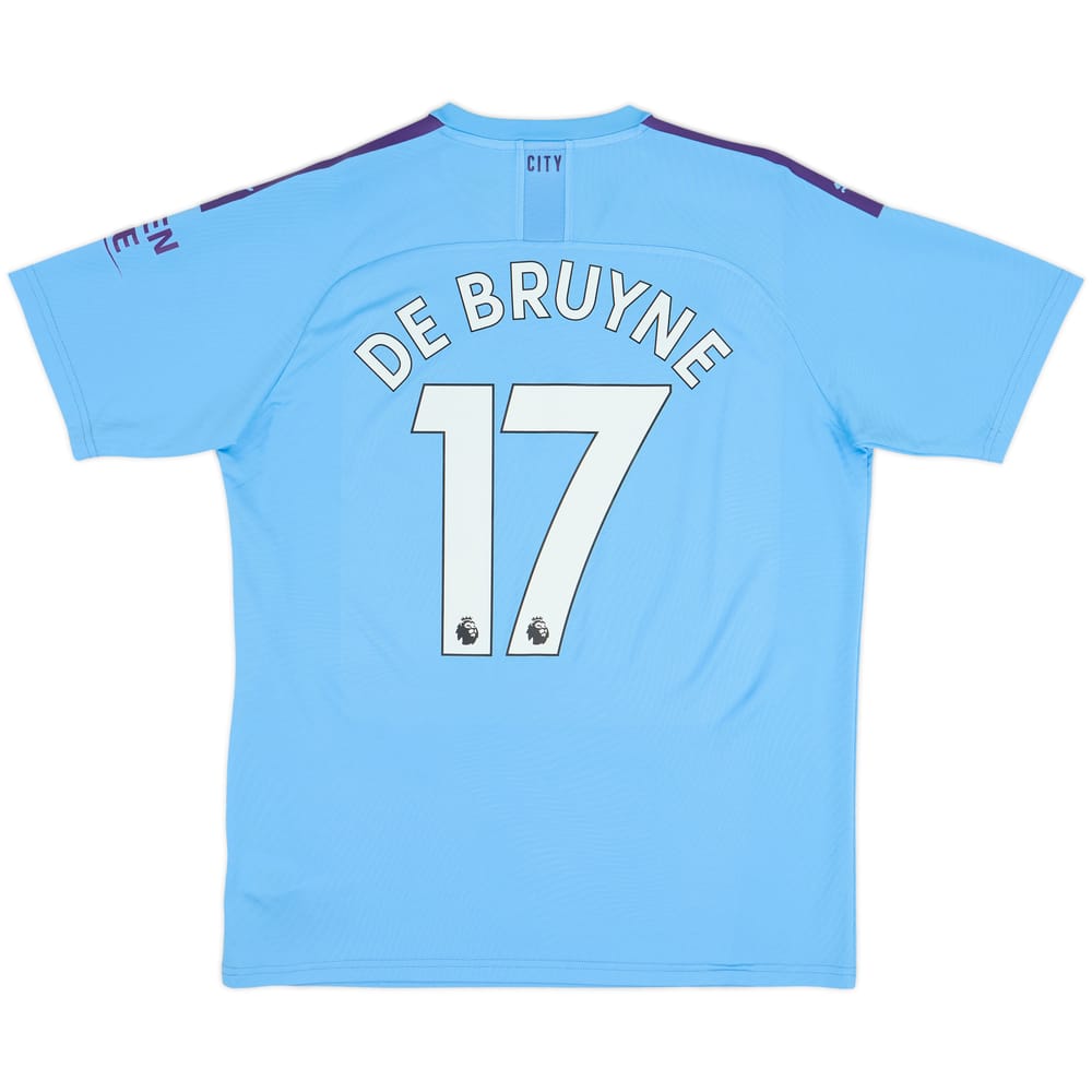 2019-20 Manchester City Home Shirt De Bruyne #17 - 10/10 - (L)