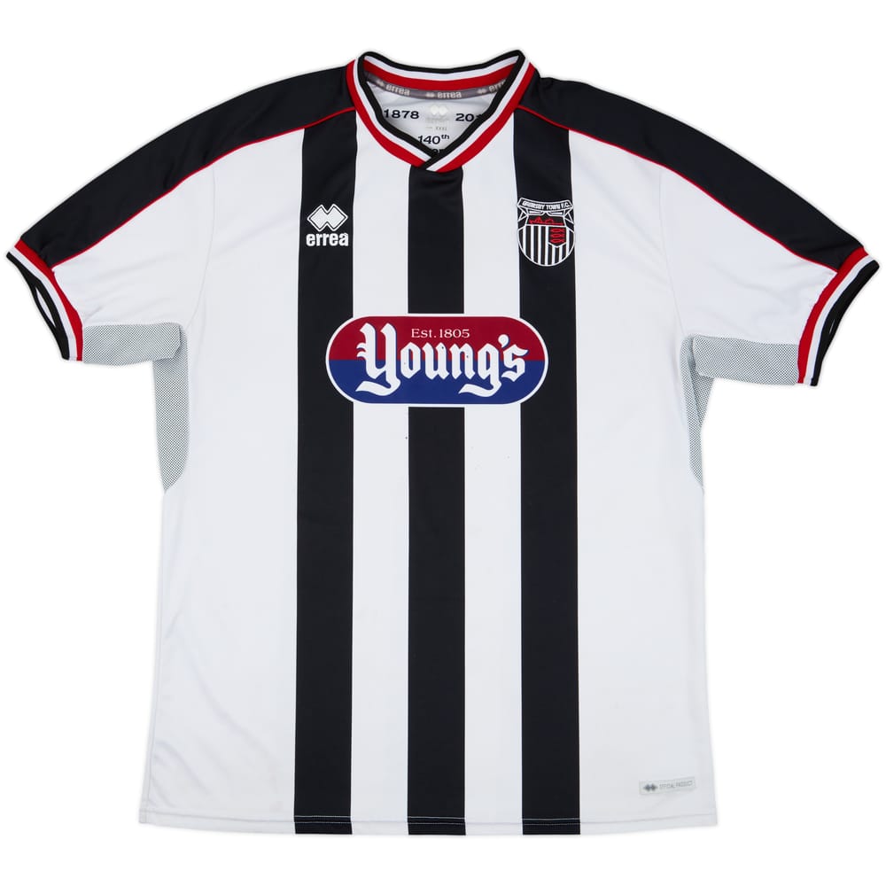 2018-19 Grimsby Town Home Shirt - 6/10 - (3XL)