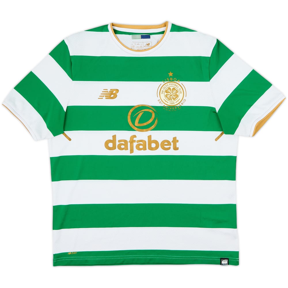 2017-18 Celtic 'Lisbon Lions 50th Anniversary' Home Shirt - 7/10 - (M)