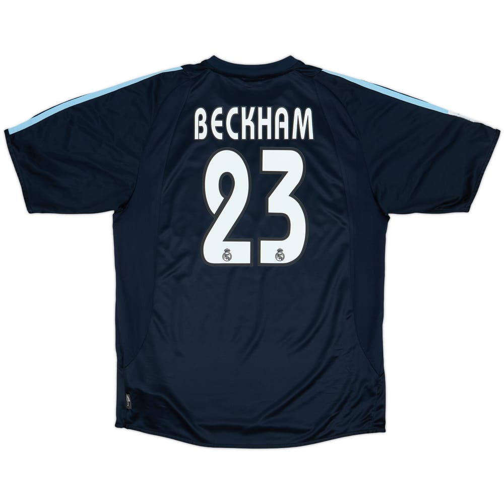 2003-04 Real Madrid Away Shirt Beckham #23 - 8/10 - (M)