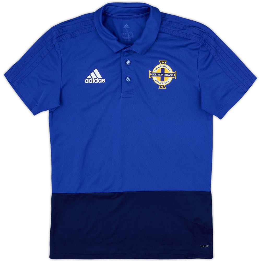 2018-20 Northern Ireland adidas Polo Shirt - 9/10 - (S)