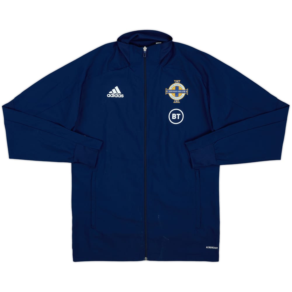 2019-20 Northern Ireland adidas Track Jacket - 8/10 - (S)
