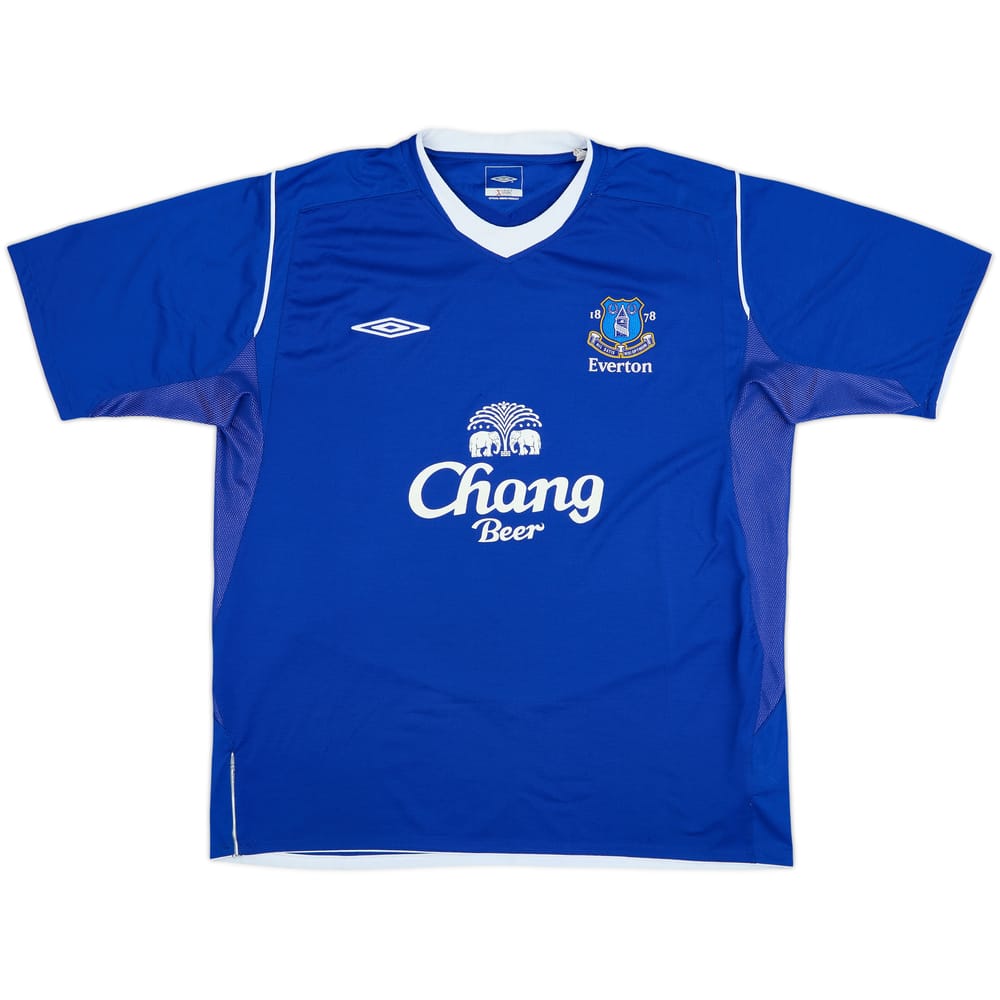 2004-05 Everton Home Shirt - 8/10 - (XL)