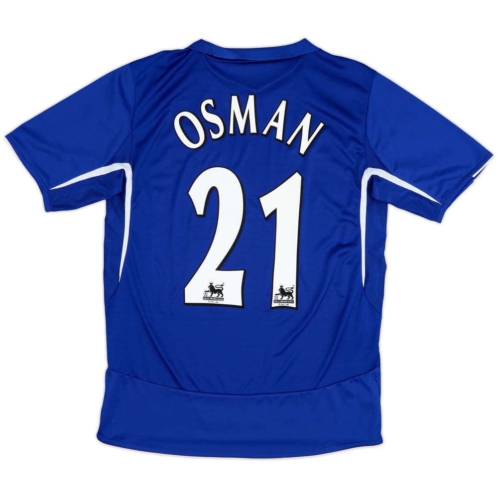 2005-06 Everton Camiseta Local Osman #21 - 9/10 - (M)