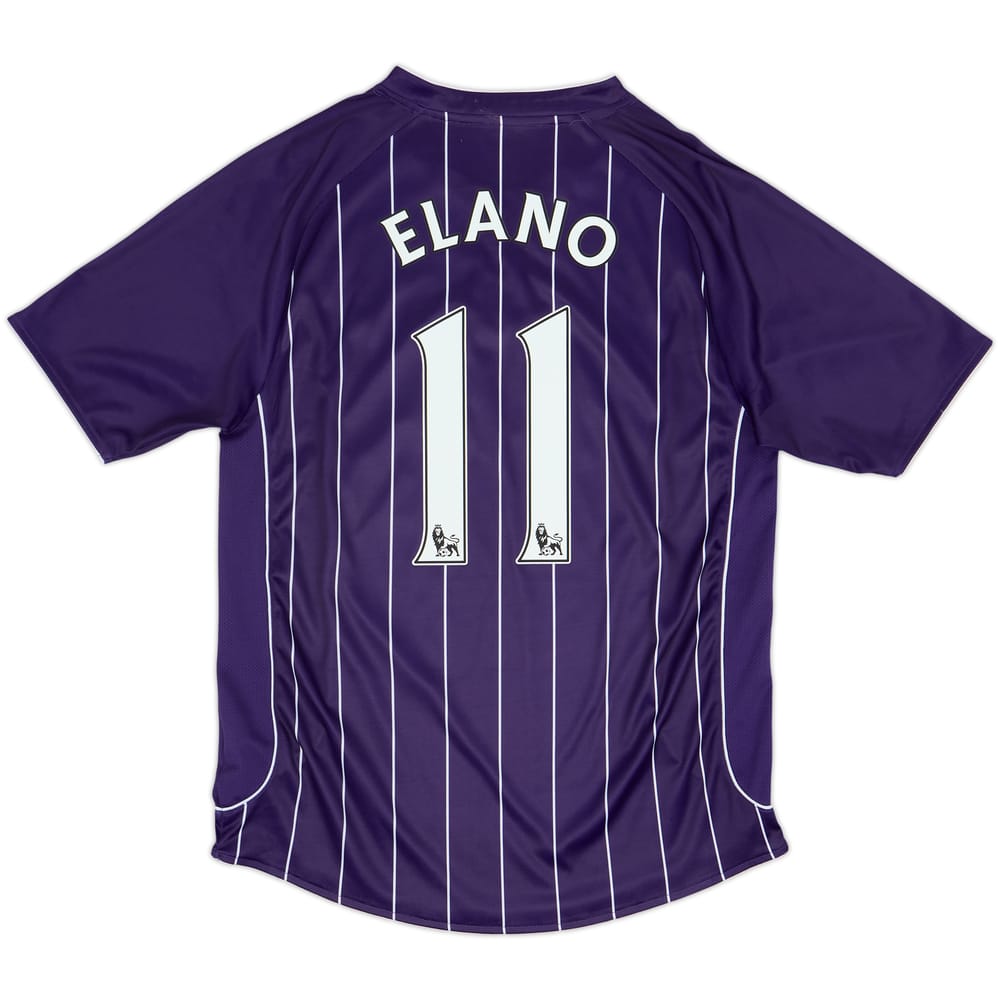 Camiseta de visitante del Manchester City 2007-08 Elano #11 - 7/10 - (M)