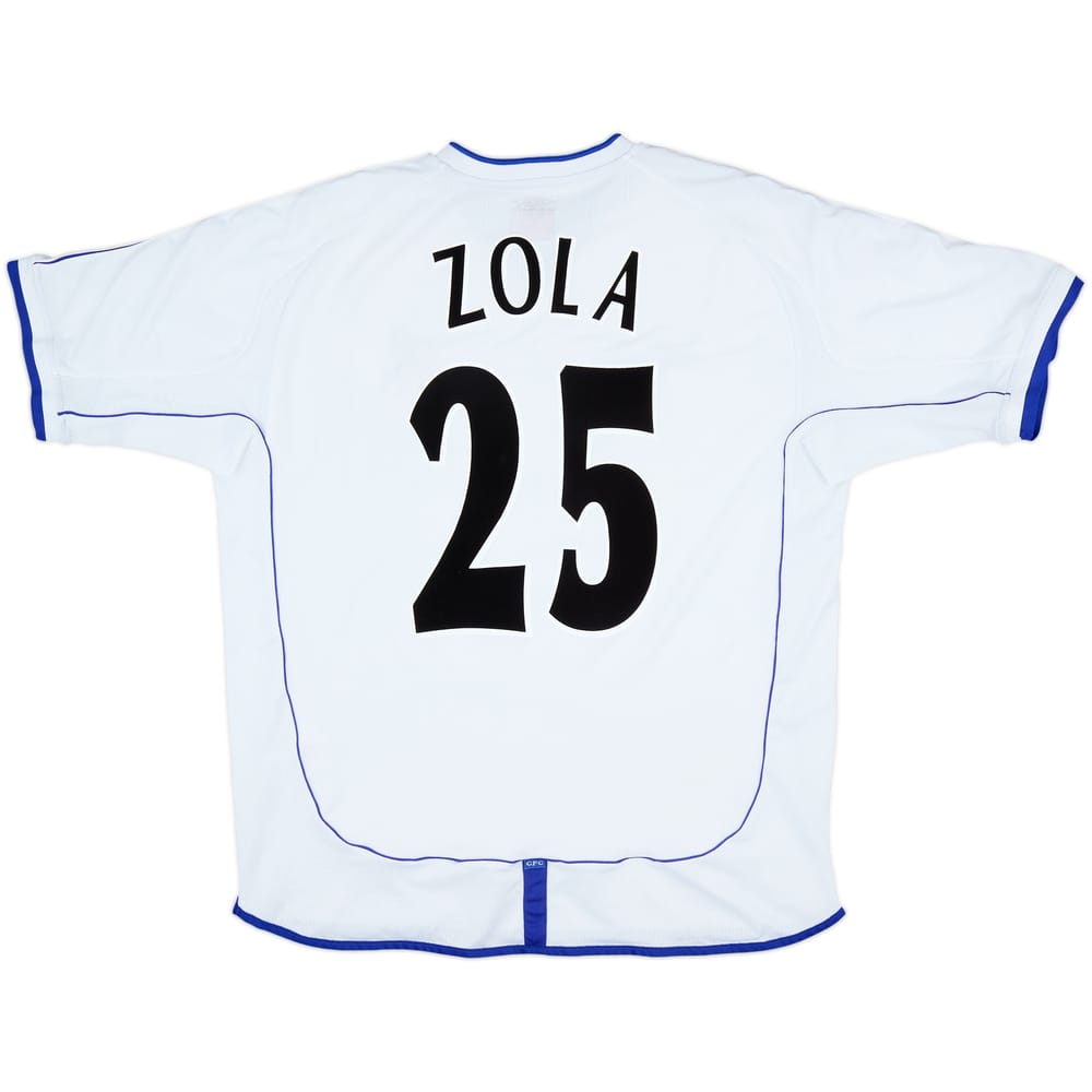2001-03 Chelsea Away Shirt Zola #25 - 9/10 - (L)