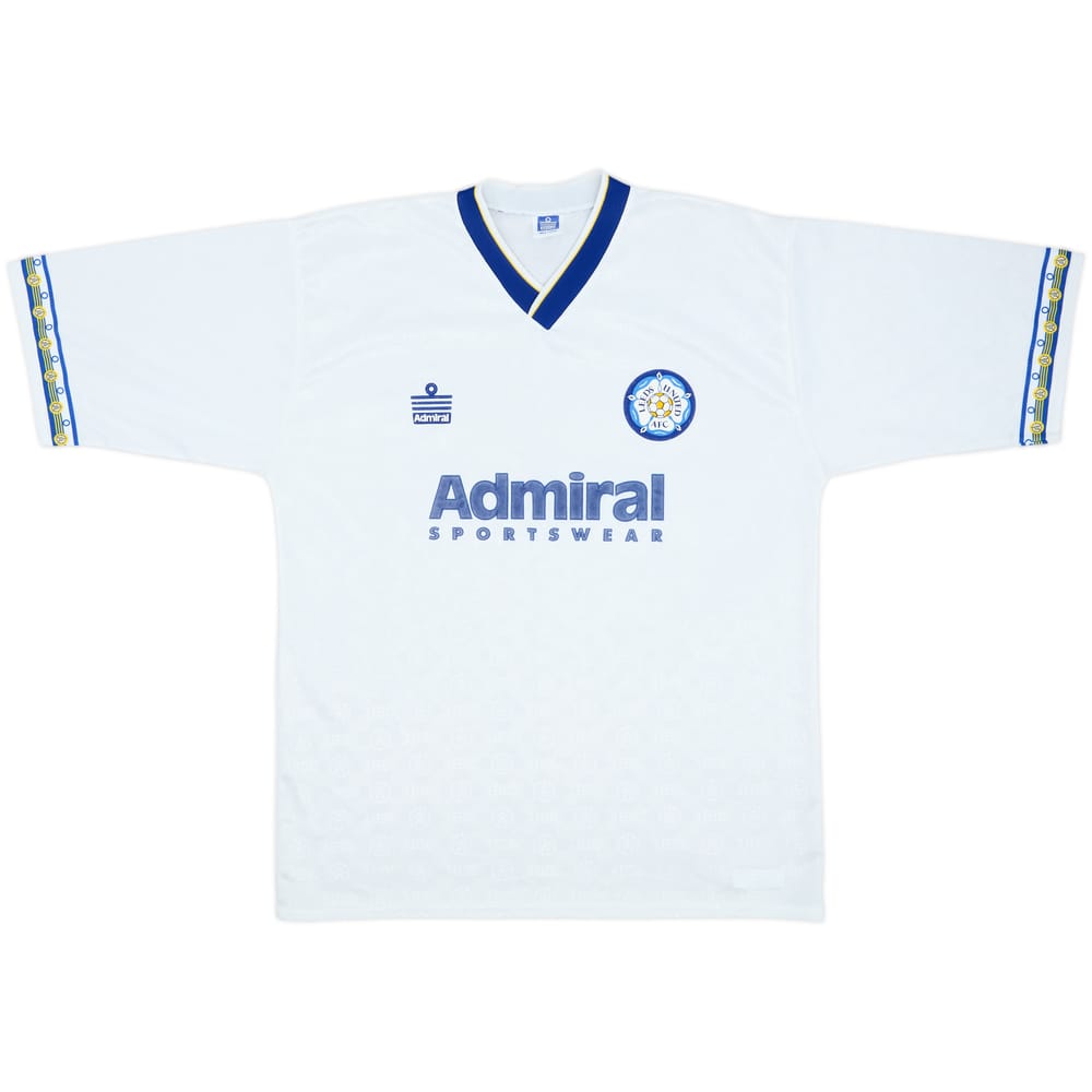 1992-93 Leeds United Home Shirt - 9/10 - (XL)
