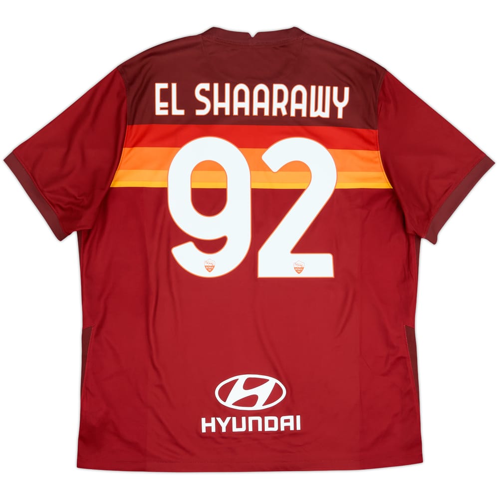 2020-21 Roma Home Shirt El Shaarawy #92 - 8/10 - (XXL)