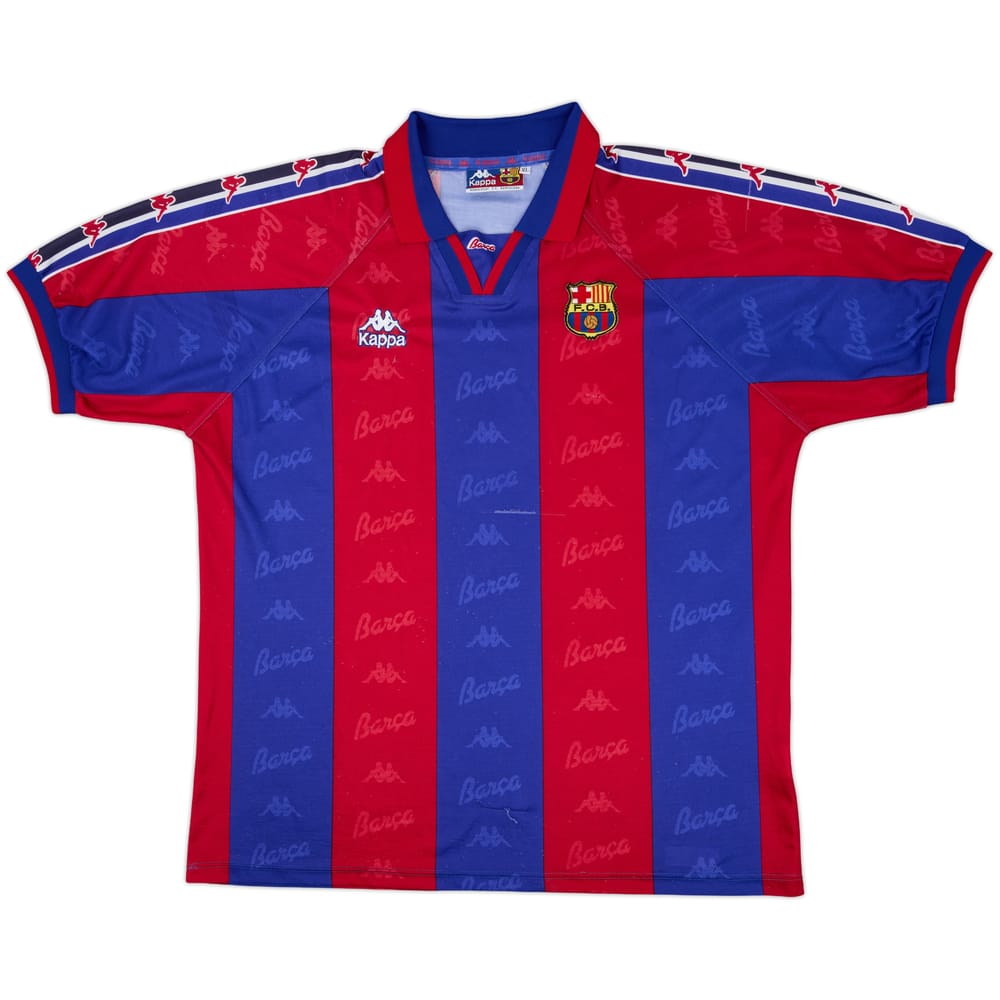 1995-97 Barcelona Home Shirt - 6/10 - (XL)