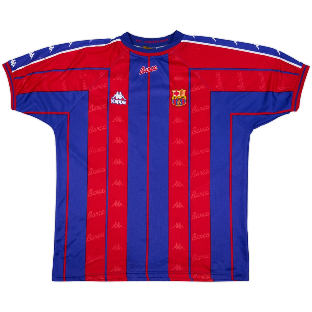 1997-98 Barcelona Home Shirt - 8/10 - (XXL)