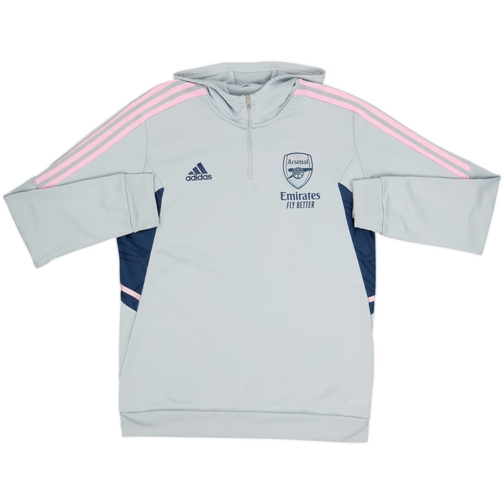2022-23 Arsenal adidas 1/4 Zip Drill Top - 9/10 - (L)