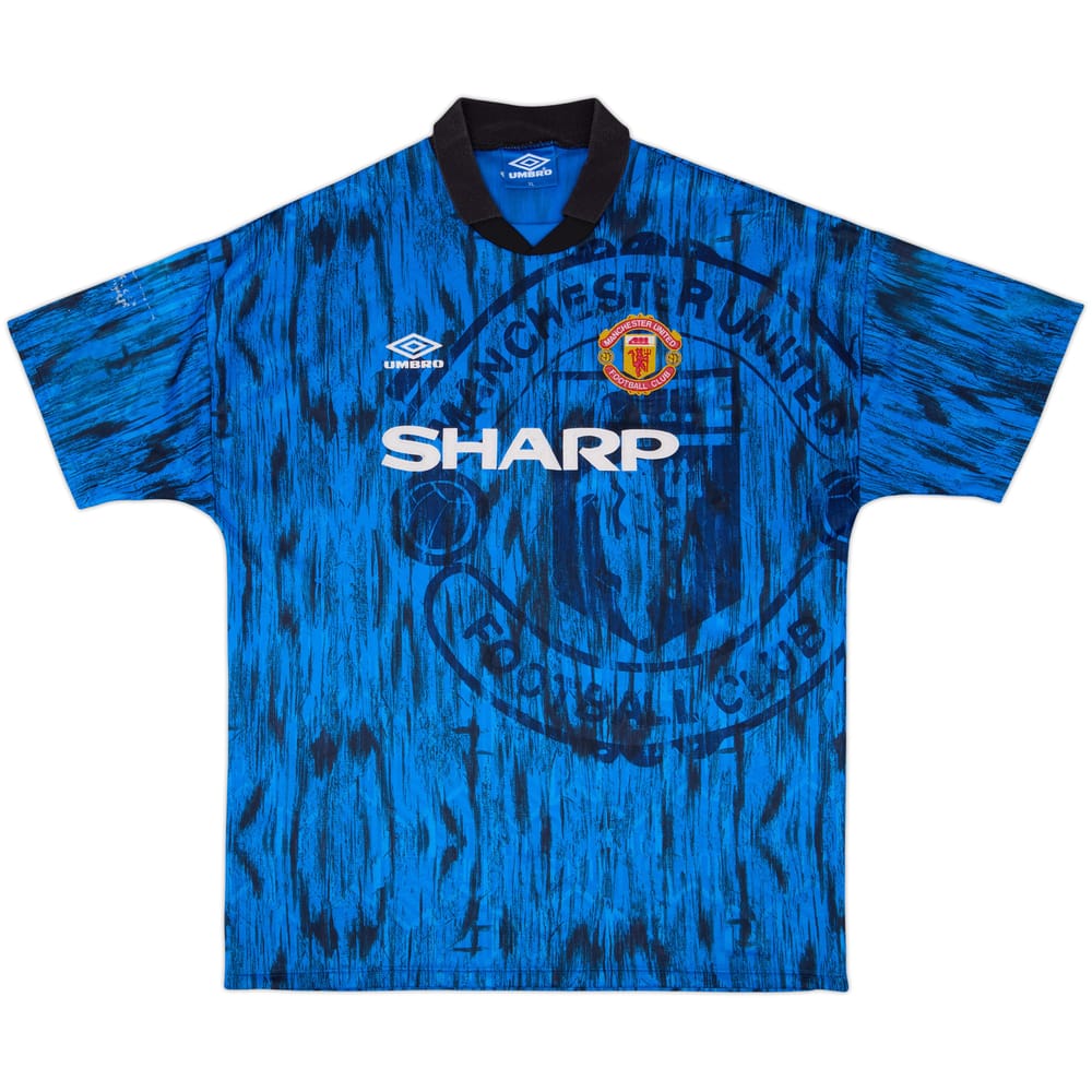 1992-93 Manchester United Away Shirt - 7/10 - (XL)