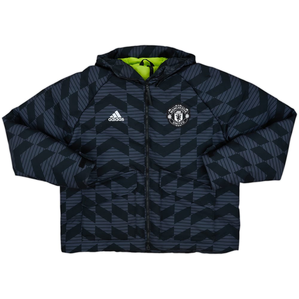 2022-23 Manchester United adidas Padded Bench Coat - 8/10 - (L)