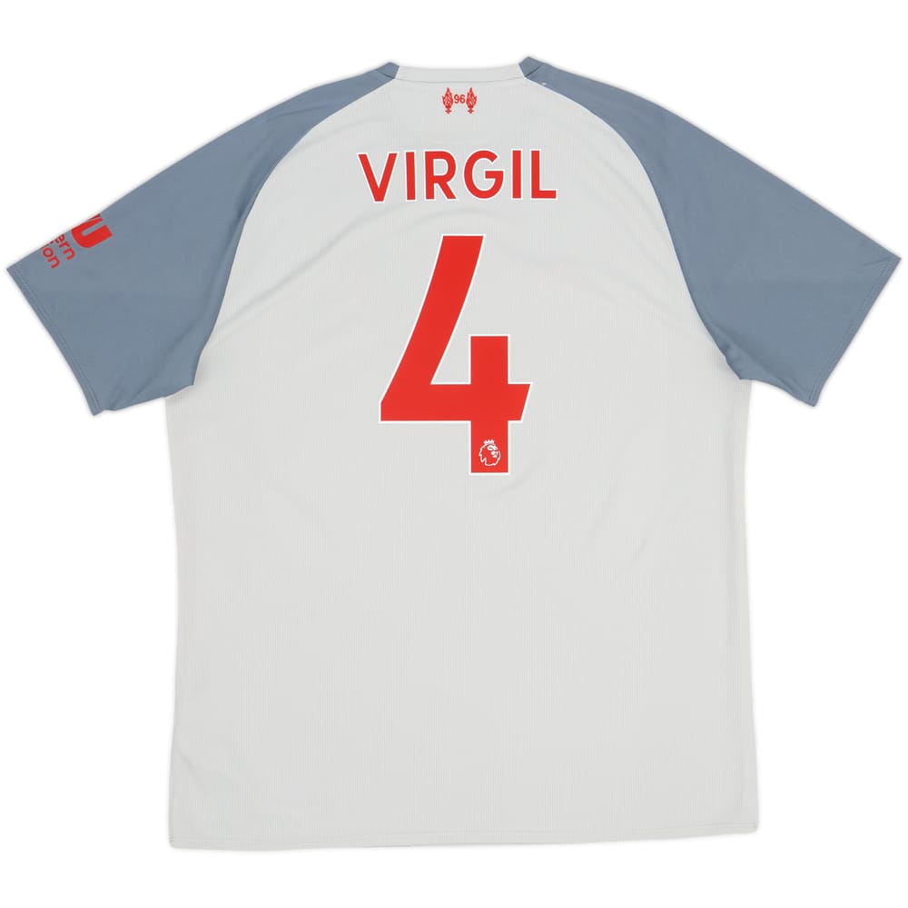 2018-19 Liverpool Tercera Camiseta Virgil #4 - 9/10 - (L)