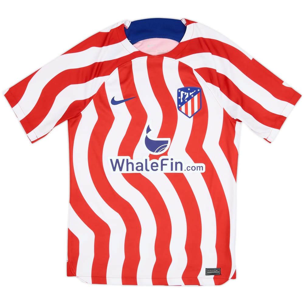 2022-23 Atletico Madrid Home Shirt - 7/10 - (S)