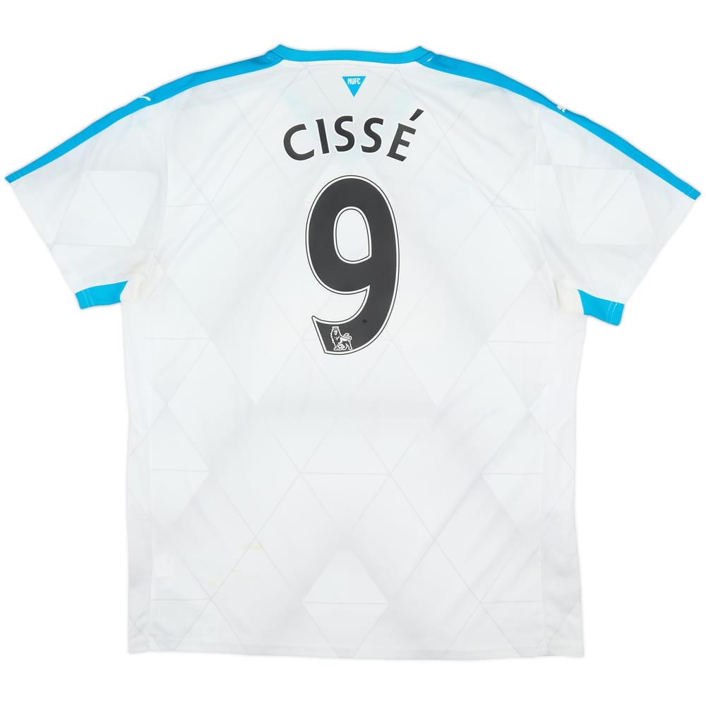 2015-16 Newcastle Away Shirt Cisse #9 - 9/10 - (XL)