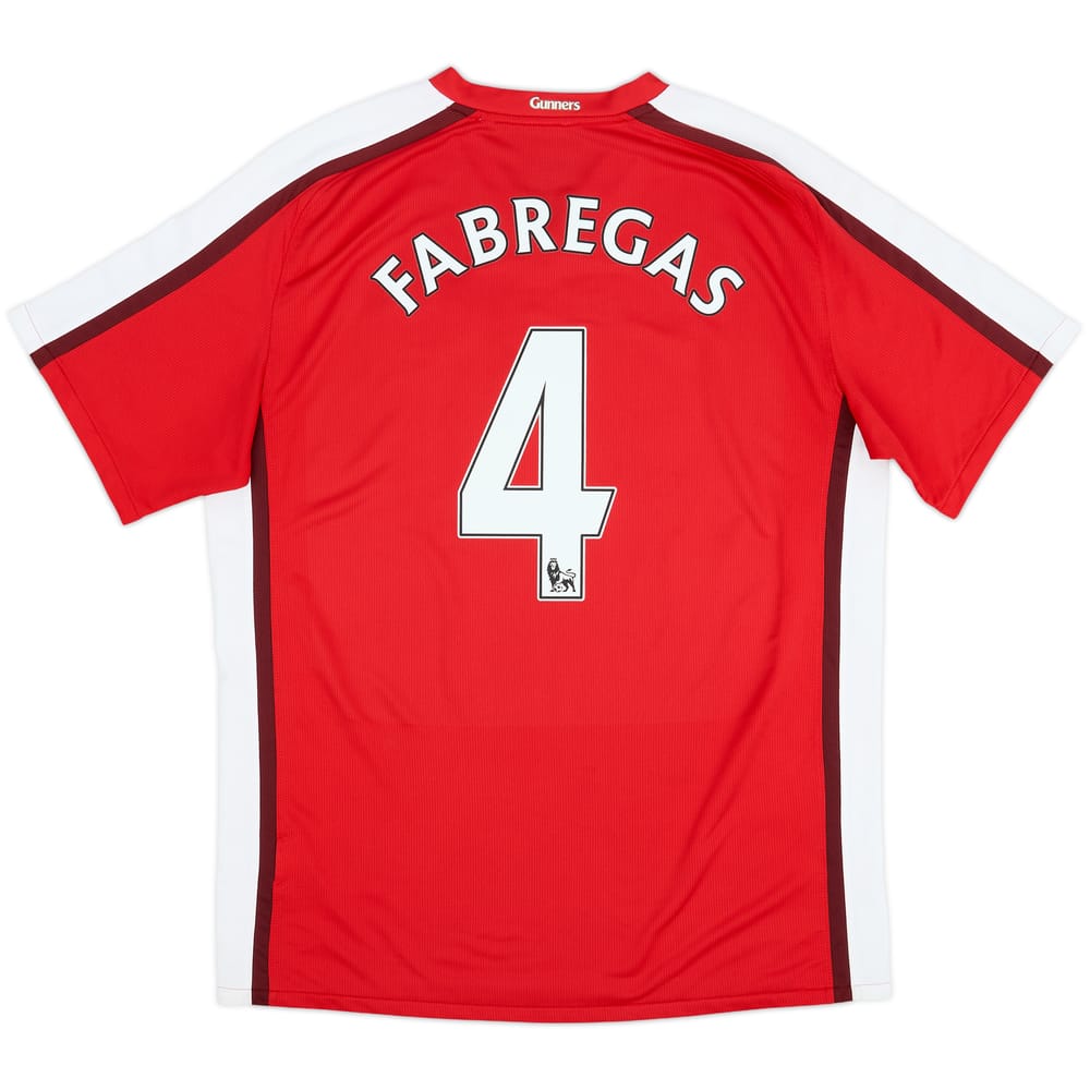 2008-10 Arsenal Home Shirt Fabregas #4 - 8/10 - (L)