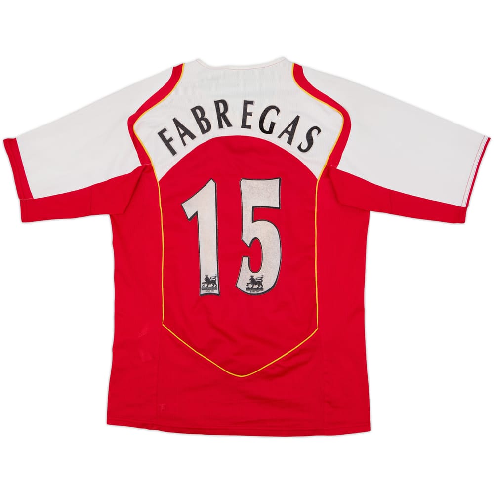 2004-05 Arsenal Home Shirt Fabregas #15 - 6/10 - (M)