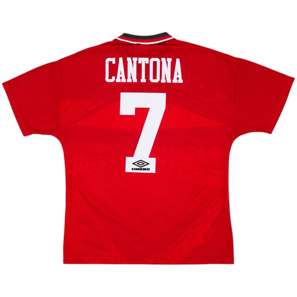 1994-96 Manchester United Home Shirt Cantona #7 - 8/10 - (M)